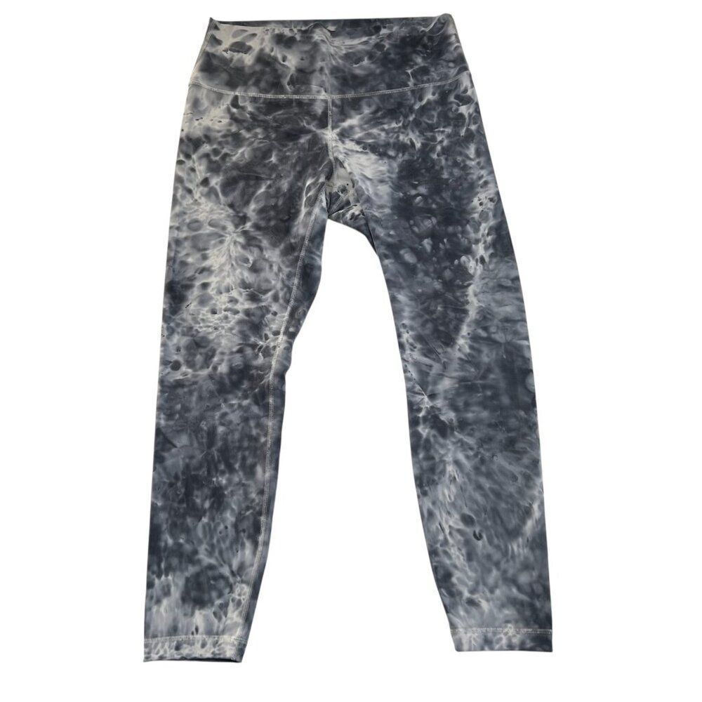 Lululemon Wunder Under High Rise 25" Inseam Legging in Marble Grey Size 10